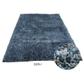 Tapis Shaggy Polyester Doux Couleur Plaine